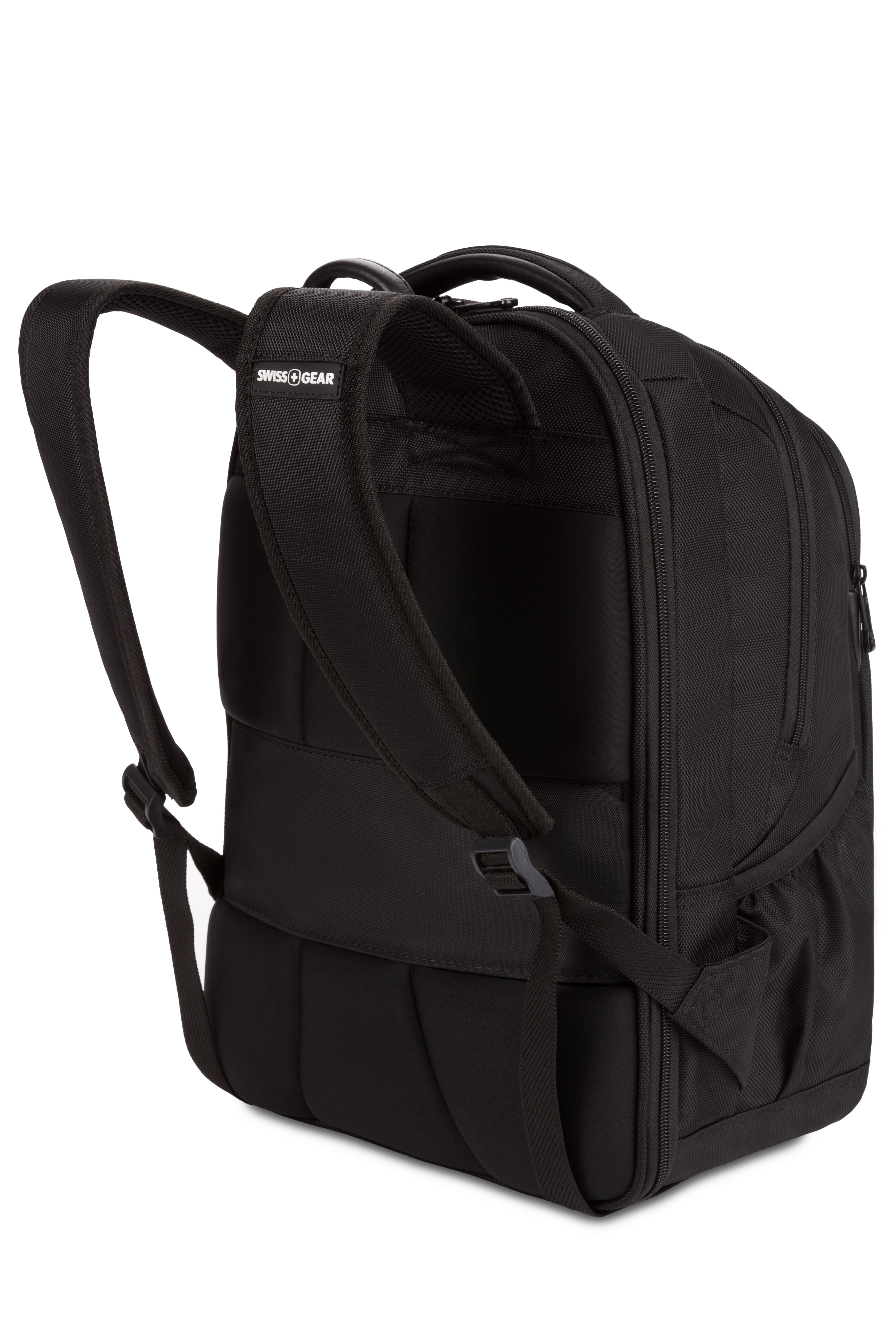 SWISSGEAR Sleek Pro ScanSmart Laptop Backpack in All Black