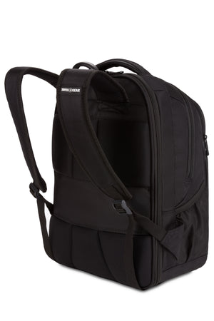 SWISSGEAR Sleek Pro ScanSmart Laptop Backpack in All Black