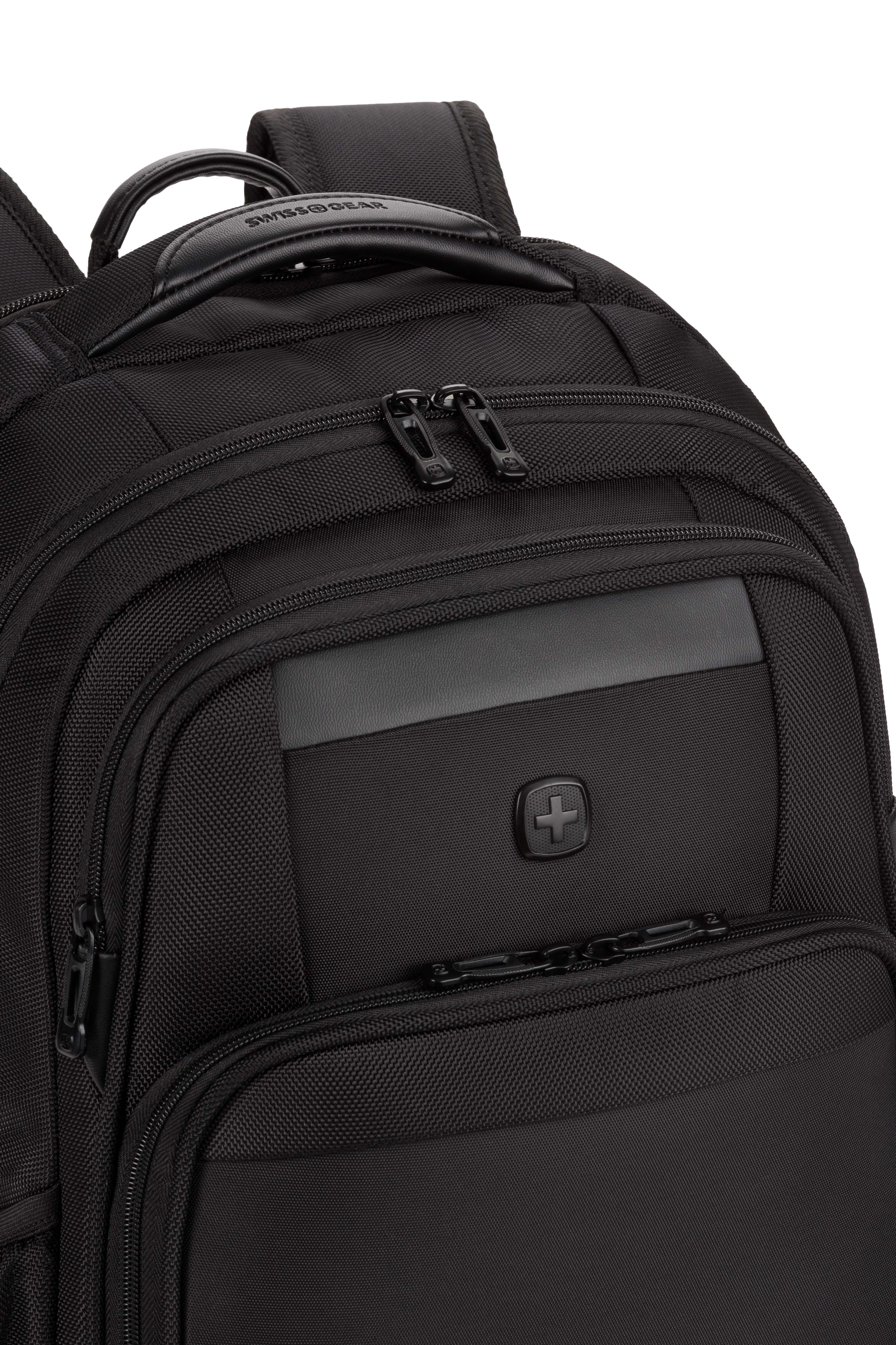Swiss Gearスマートノートパソコンバックパック SA6752 15インチ SWISSGEAR 6752 ScanSmart Laptop Backpack - Black
