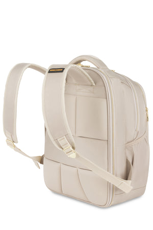 SWISSGEAR Sleek Pro ScanSmart Laptop Backpack in Sand