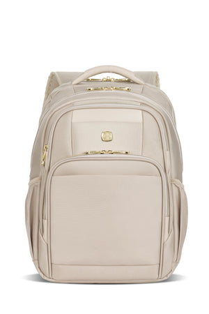SWISSGEAR Sleek Pro ScanSmart Laptop Backpack in Sand
