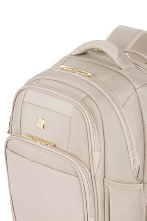 SWISSGEAR Sleek Pro ScanSmart Laptop Backpack in Sand