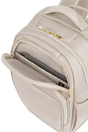 SWISSGEAR Sleek Pro ScanSmart Laptop Backpack in Sand