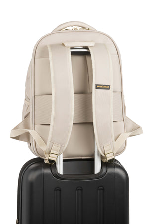 SWISSGEAR Sleek Pro ScanSmart Laptop Backpack in Sand