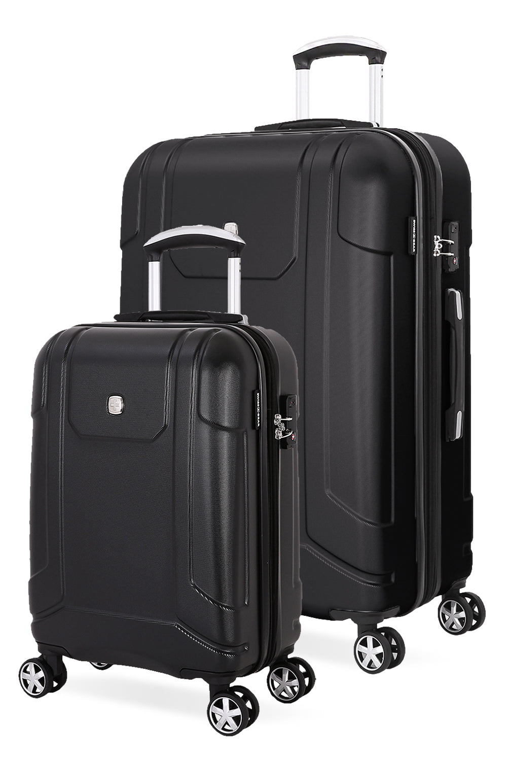 SWISSGEAR 6396 2-Piece (S/L) Spinner Set - Black - 01