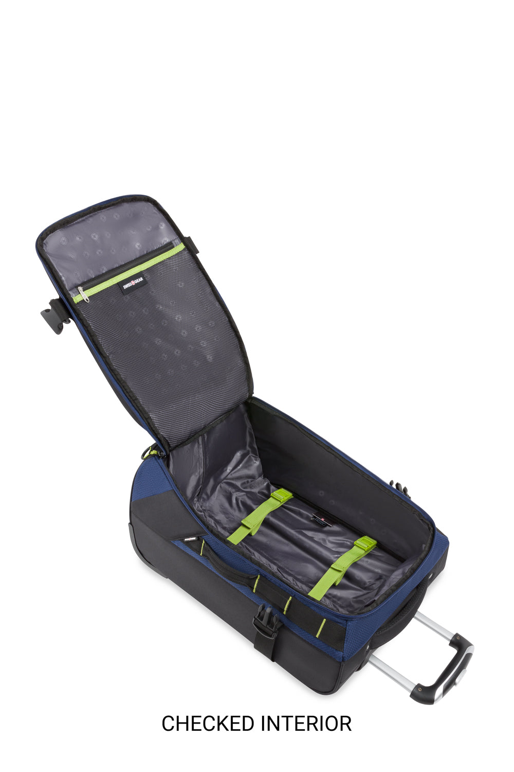 SWISSGEAR Apex Pro 2-Piece Duffel Roller Set in Blue/Green