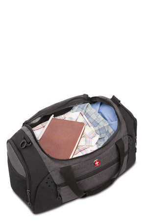 Swissgear 6532 20” Duffel Bag - Gray Heather/Black
