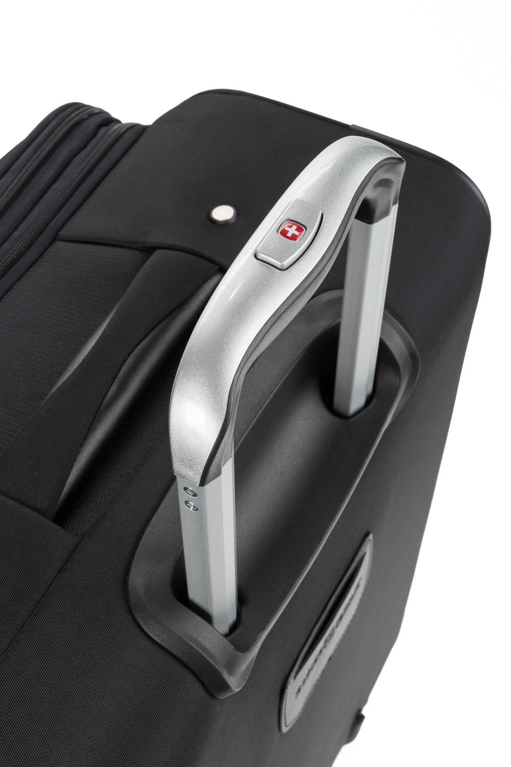 Swissgear 6568 Expandable Spinner Luggage push-button locking telescopic handle