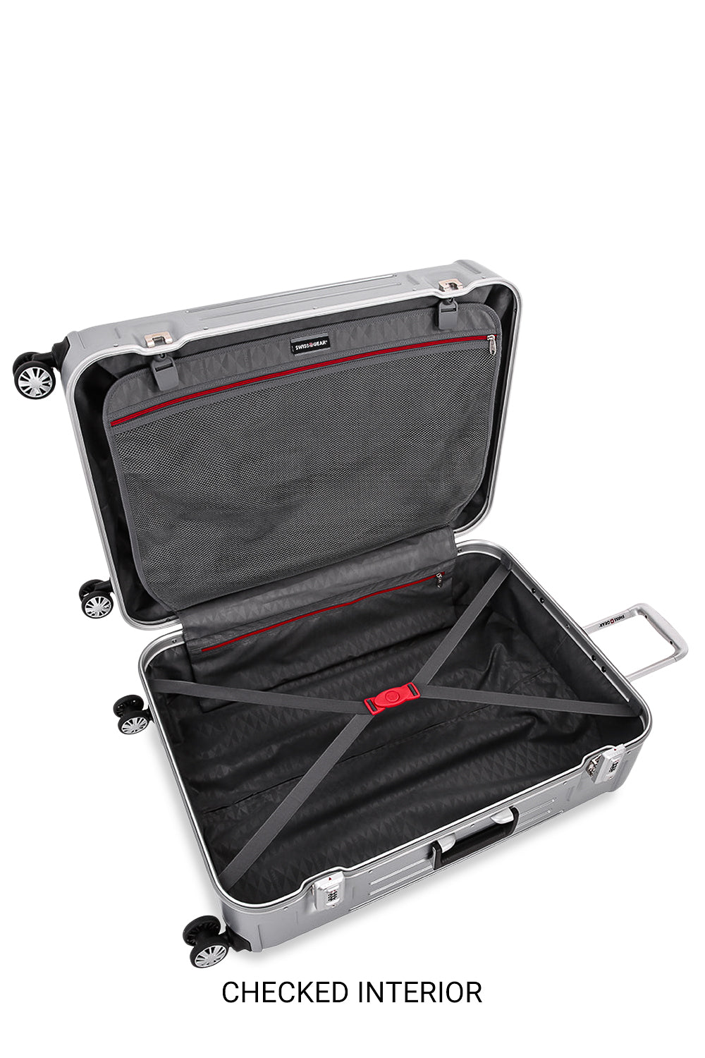 SWISSGEAR 6595 2-Piece Spinner Set in Silver