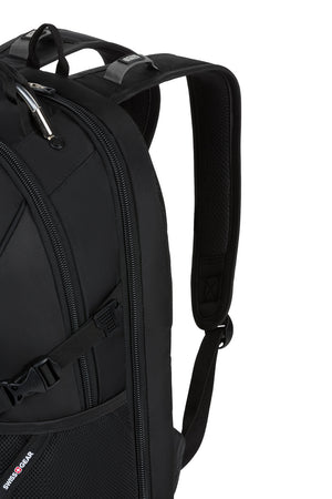 SWISSGEAR 6677 ScanSmart Laptop Backpack with Ergonomically contoured, padded shoulder straps with built-in suspension