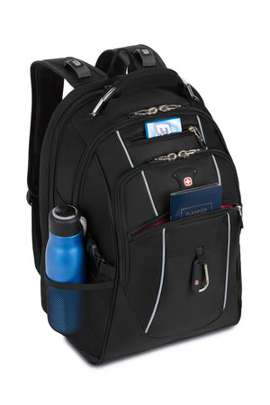 SWISSGEAR 6677 ScanSmart Laptop Backpack with side water bottle pockets