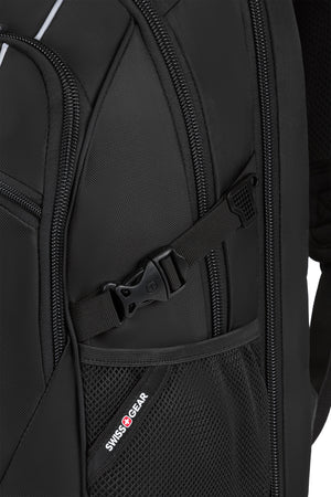 SWISSGEAR 6677 ScanSmart Laptop Backpack with Adjustable compression straps to help secure bag contents
