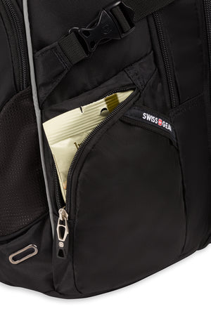 Swissgear 6752 ScanSmart Laptop Backpack - Side zippered accessory pocket