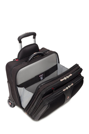 Wenger Patriot Wheeled Business Case with Removable Laptop Case - Padded compartment that protects up to a 17'' laptop