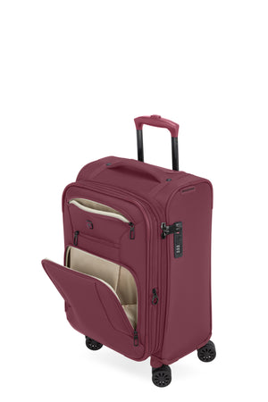 SWISSGEAR Sion Reserve Carry-On Spinner in Pomegranate