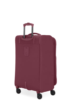SWISSGEAR Sion Reserve Medium Checked Spinner in Pomegranate