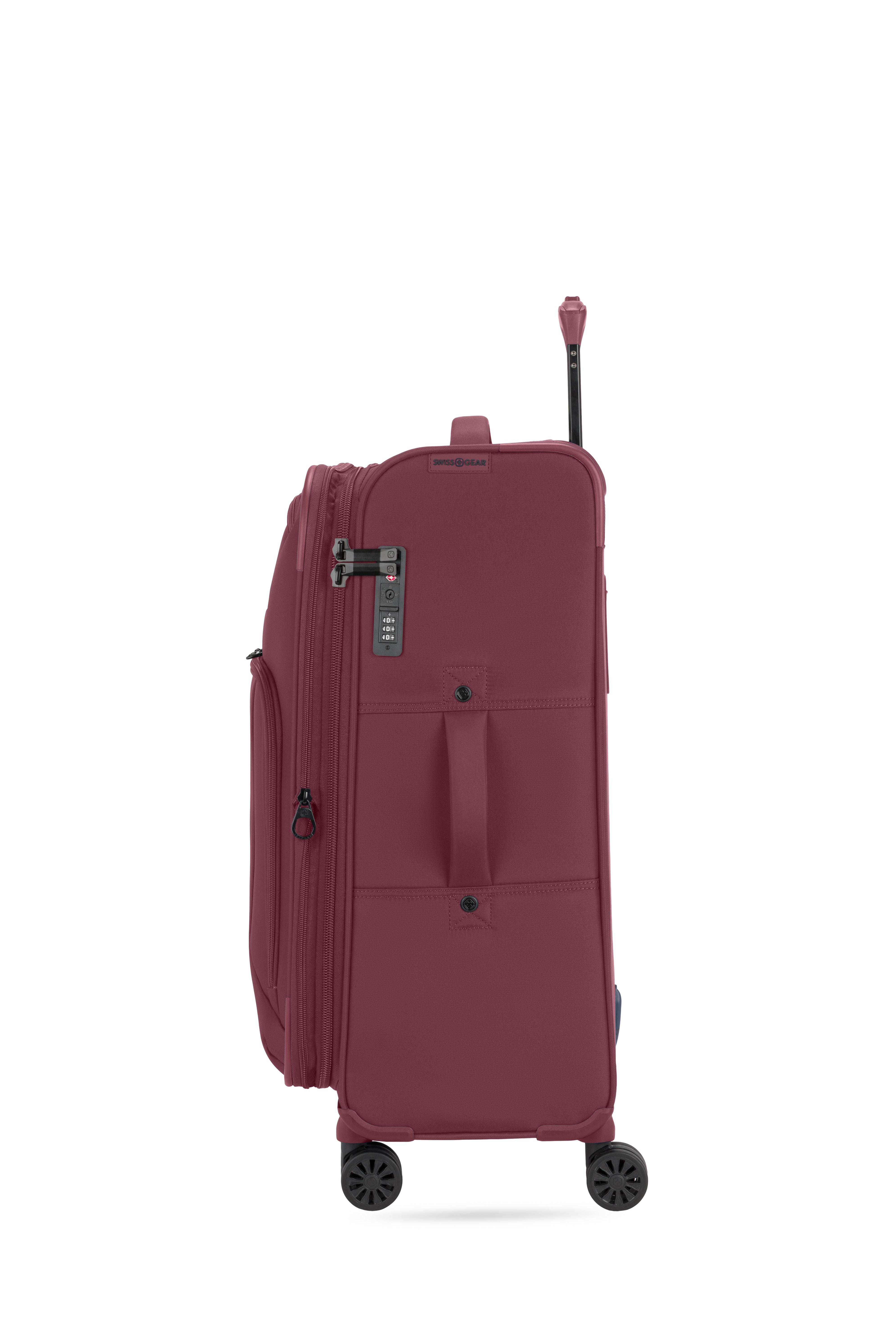 SWISSGEAR Sion Reserve Medium Checked Spinner - Pomegranate - 07