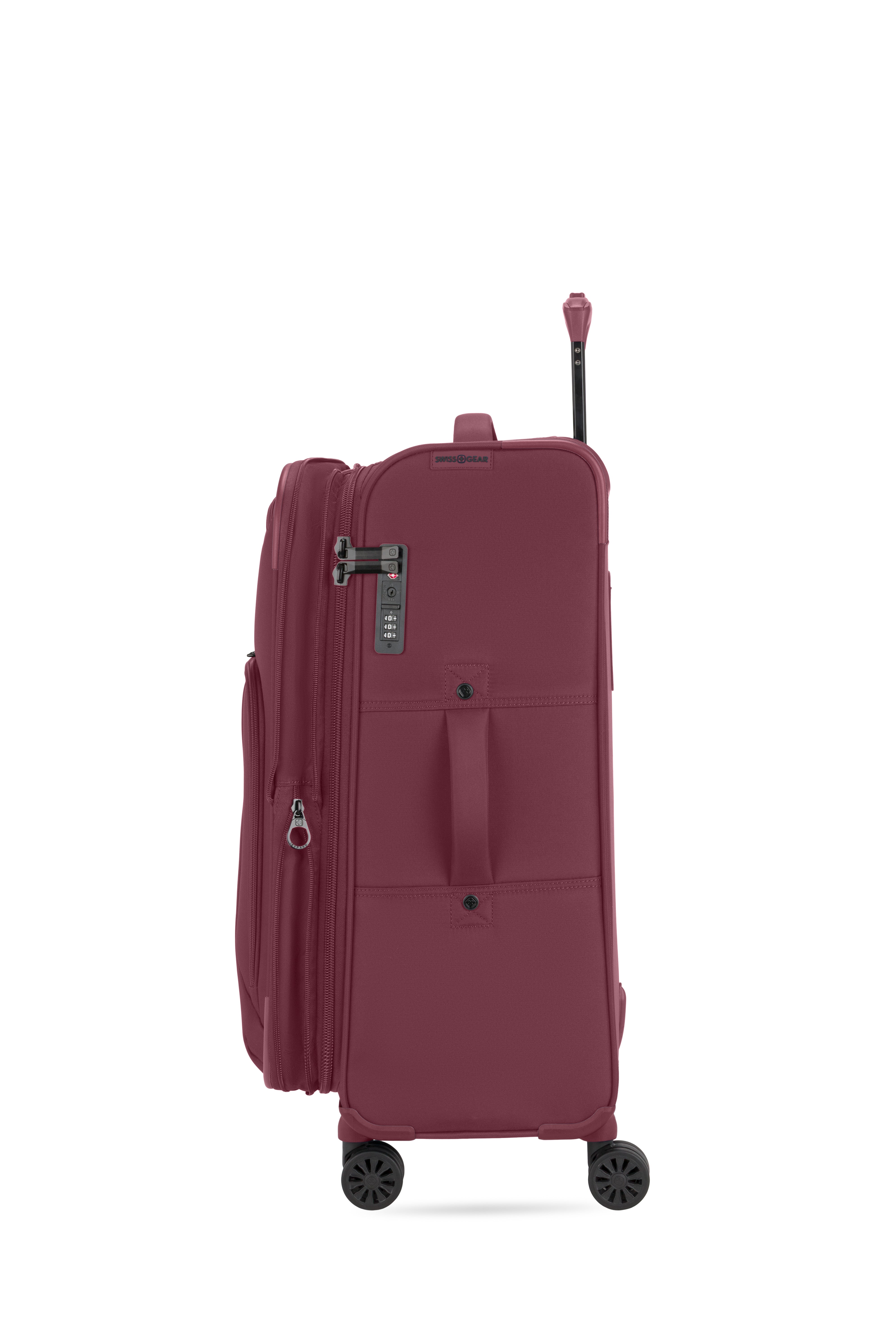 SWISSGEAR Sion Reserve Medium Checked Spinner - Pomegranate - 08