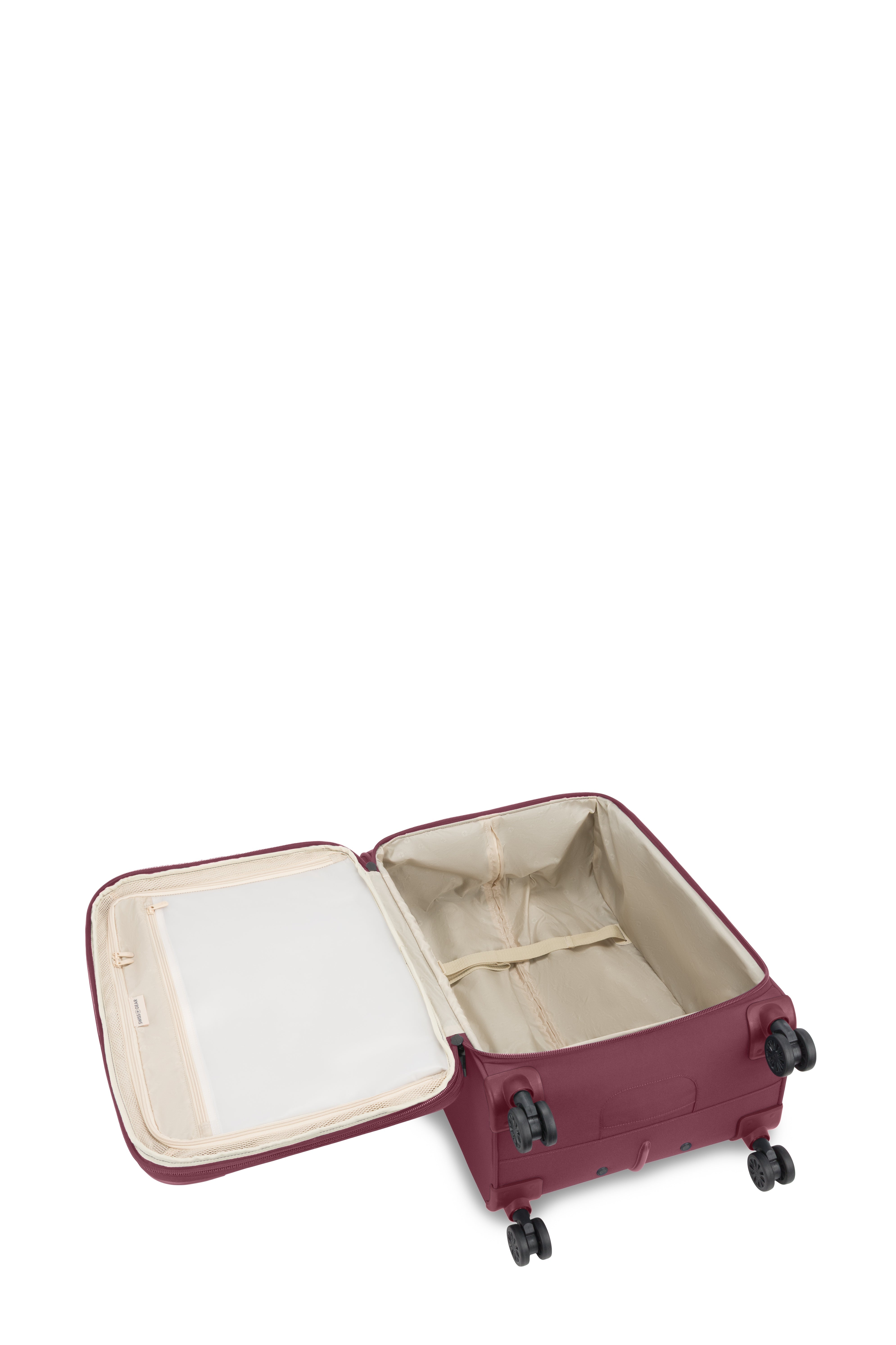 SWISSGEAR Sion Reserve Medium Checked Spinner - Pomegranate - 04