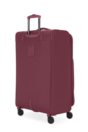 SWISSGEAR Sion Reserve Large Checked Spinner in Pomegranate