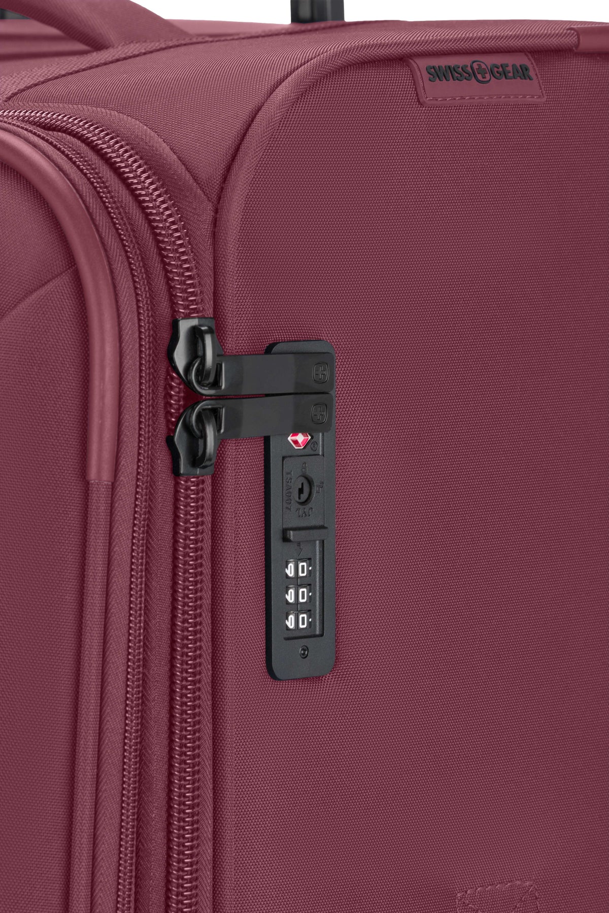 SWISSGEAR Sion Reserve Large Checked Spinner - Pomegranate - 10