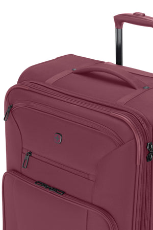 SWISSGEAR Sion Reserve Large Checked Spinner in Pomegranate