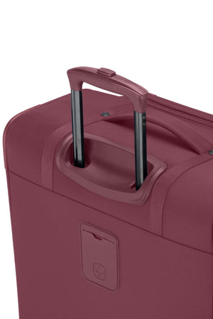 SWISSGEAR Sion Reserve Large Checked Spinner in Pomegranate