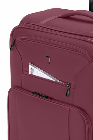 SWISSGEAR Sion Reserve Large Checked Spinner in Pomegranate