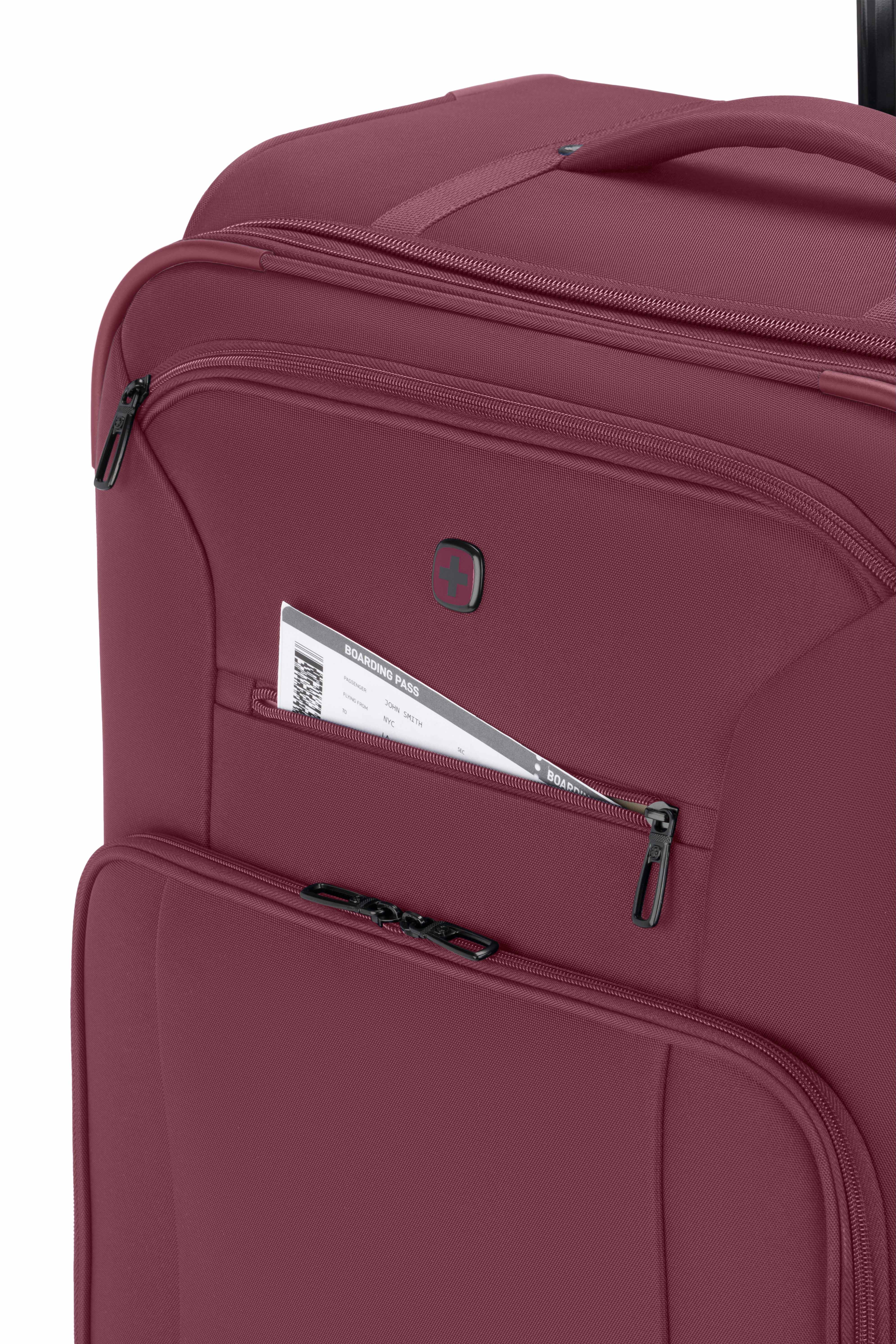 SWISSGEAR Sion Reserve Large Checked Spinner - Pomegranate - 09