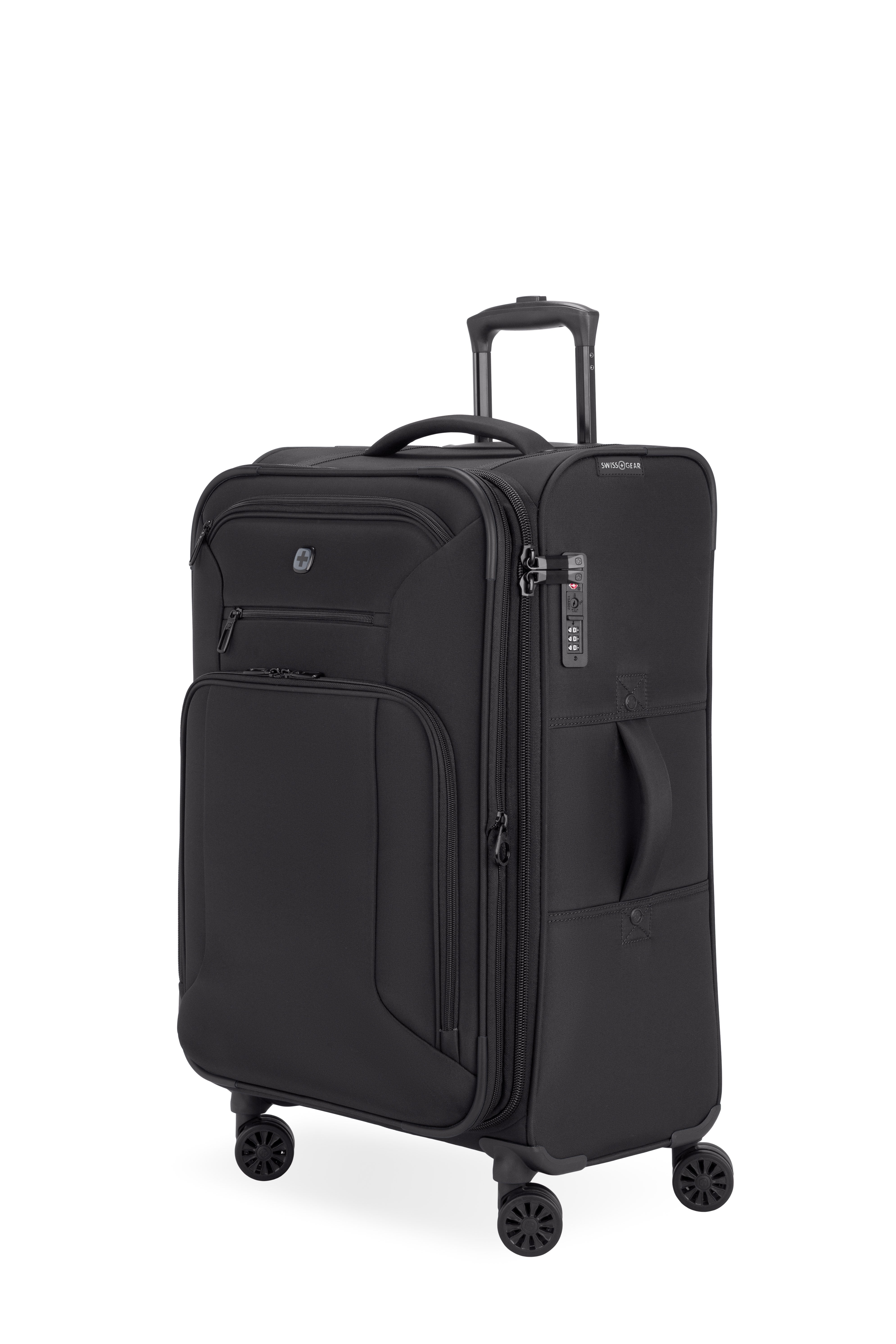 SWISSGEAR Sion Reserve Medium Checked Spinner - Black - 01