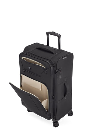 SWISSGEAR Sion Reserve Medium Checked Spinner in Black