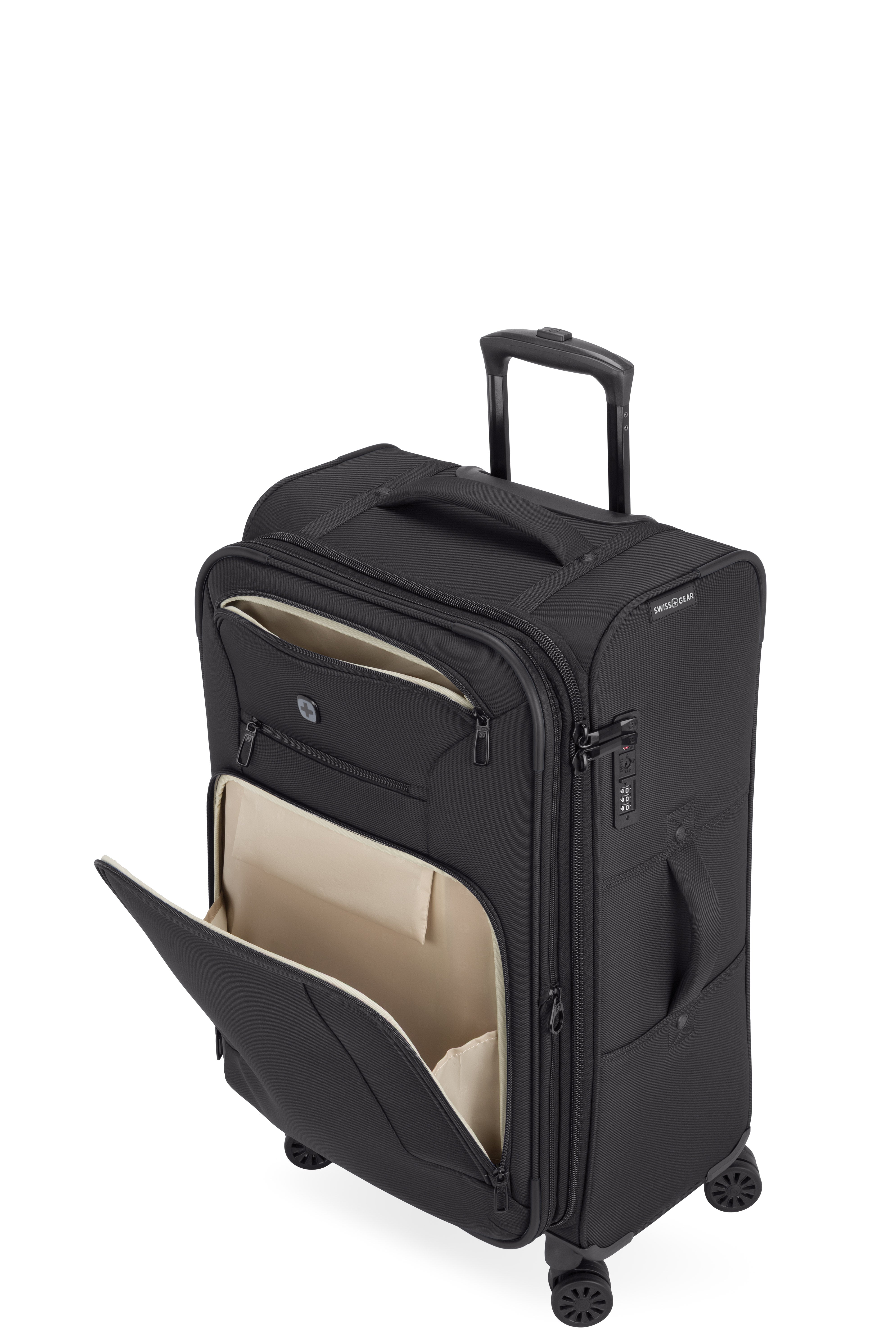 SWISSGEAR Sion Reserve Medium Checked Spinner - Black - 06