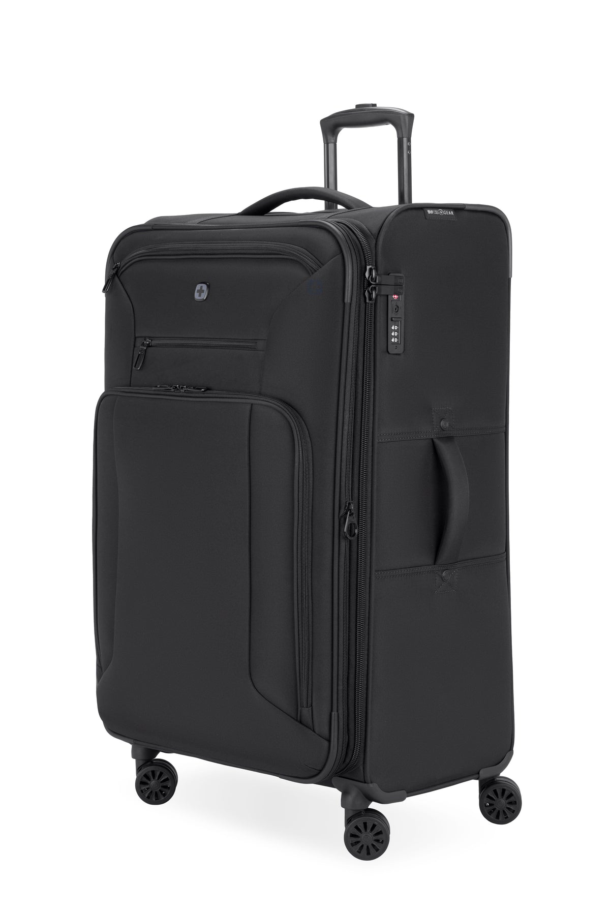 SWISSGEAR Sion Reserve Large Checked Spinner - Black - 01