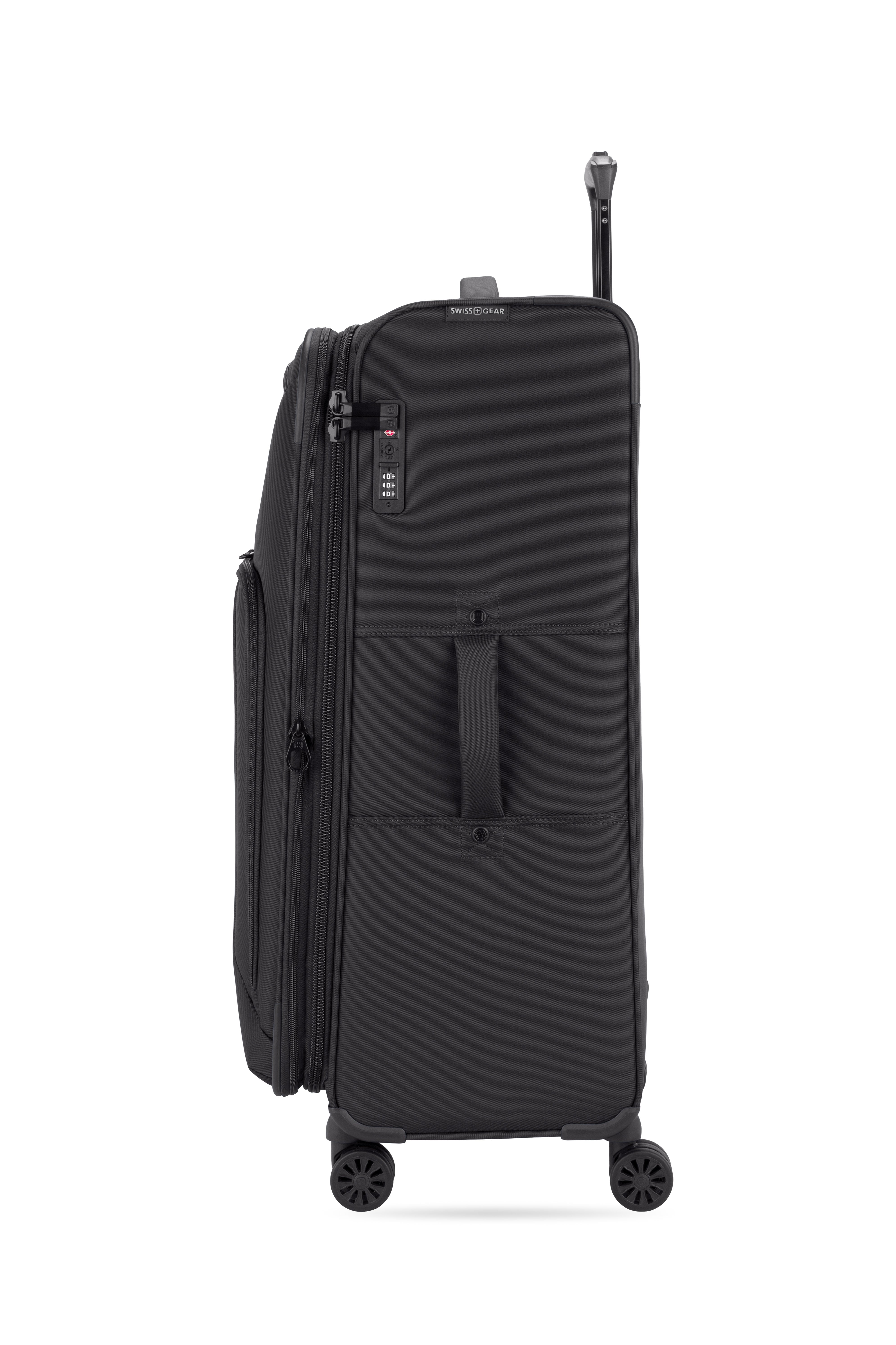 SWISSGEAR Sion Reserve Large Checked Spinner in Black