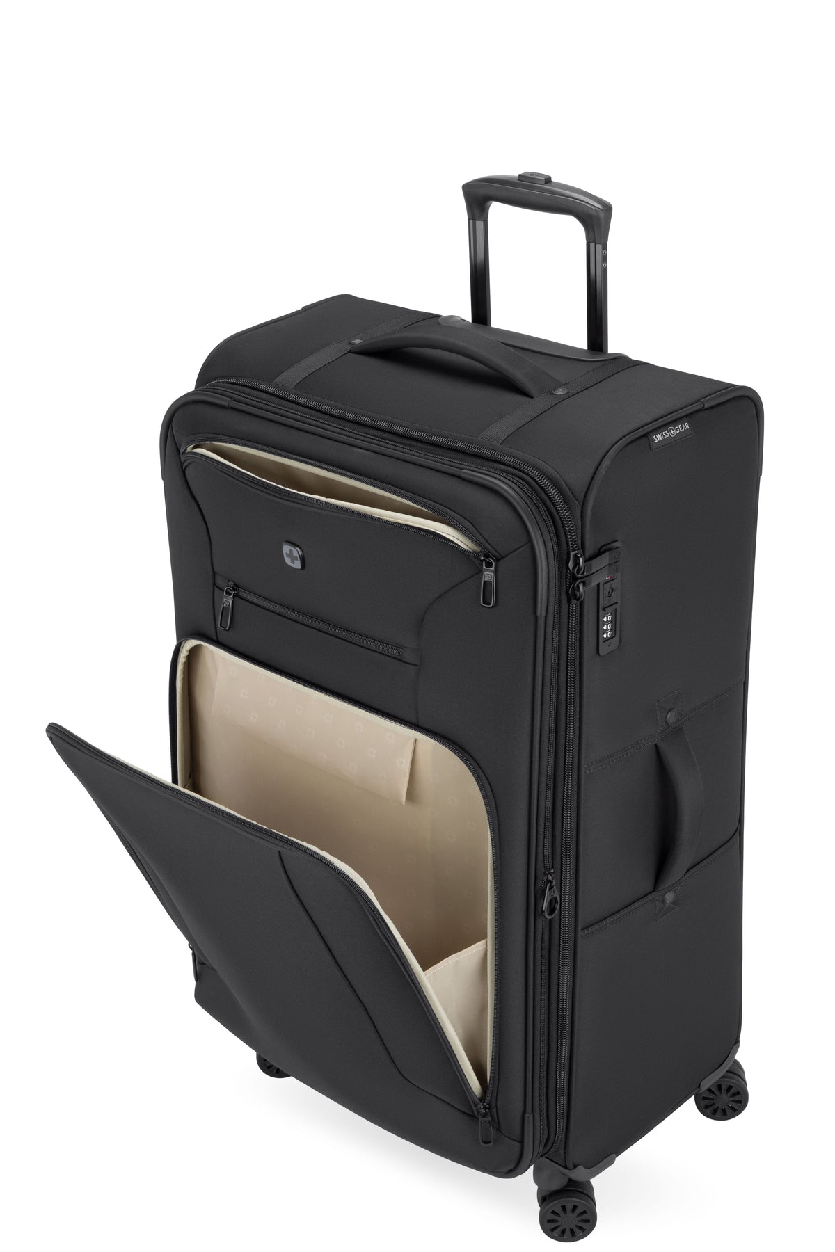 SWISSGEAR Sion Reserve Large Checked Spinner - Black - 06