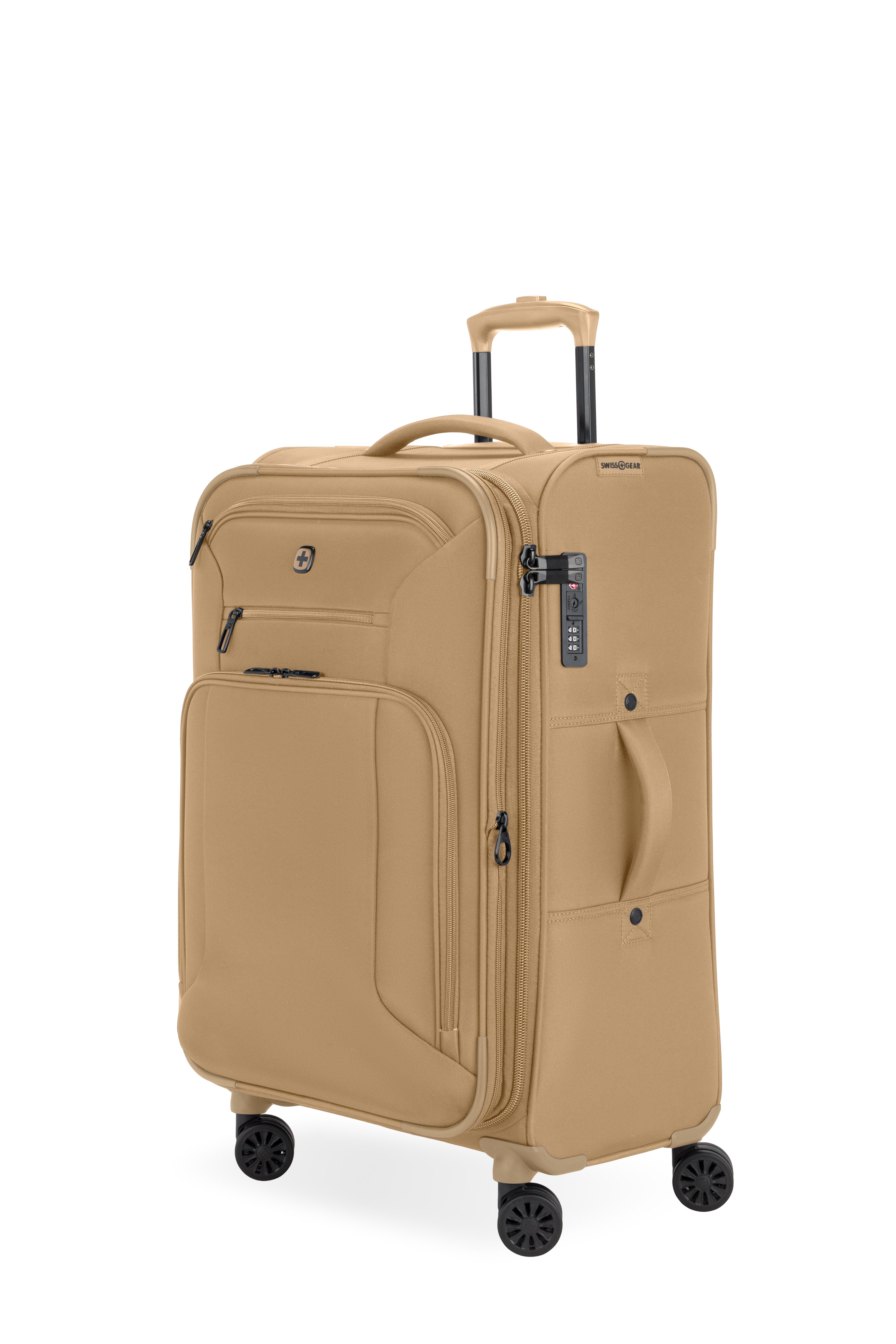 SWISSGEAR Sion Reserve Medium Checked Spinner - Caramel - 01