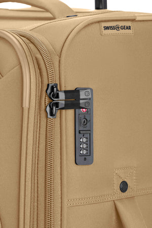 SWISSGEAR Sion Reserve Medium Checked Spinner in Caramel