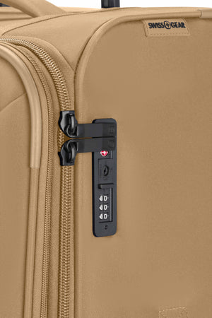 SWISSGEAR Sion Reserve Large Checked Spinner in Caramel