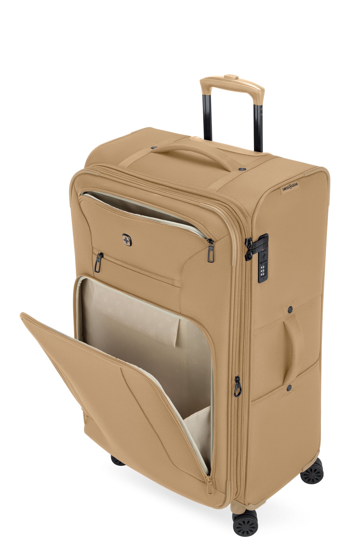 SWISSGEAR Sion Reserve Large Checked Spinner - Caramel - 06