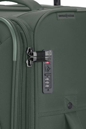 SWISSGEAR Sion Reserve Medium Checked Spinner in Evergreen