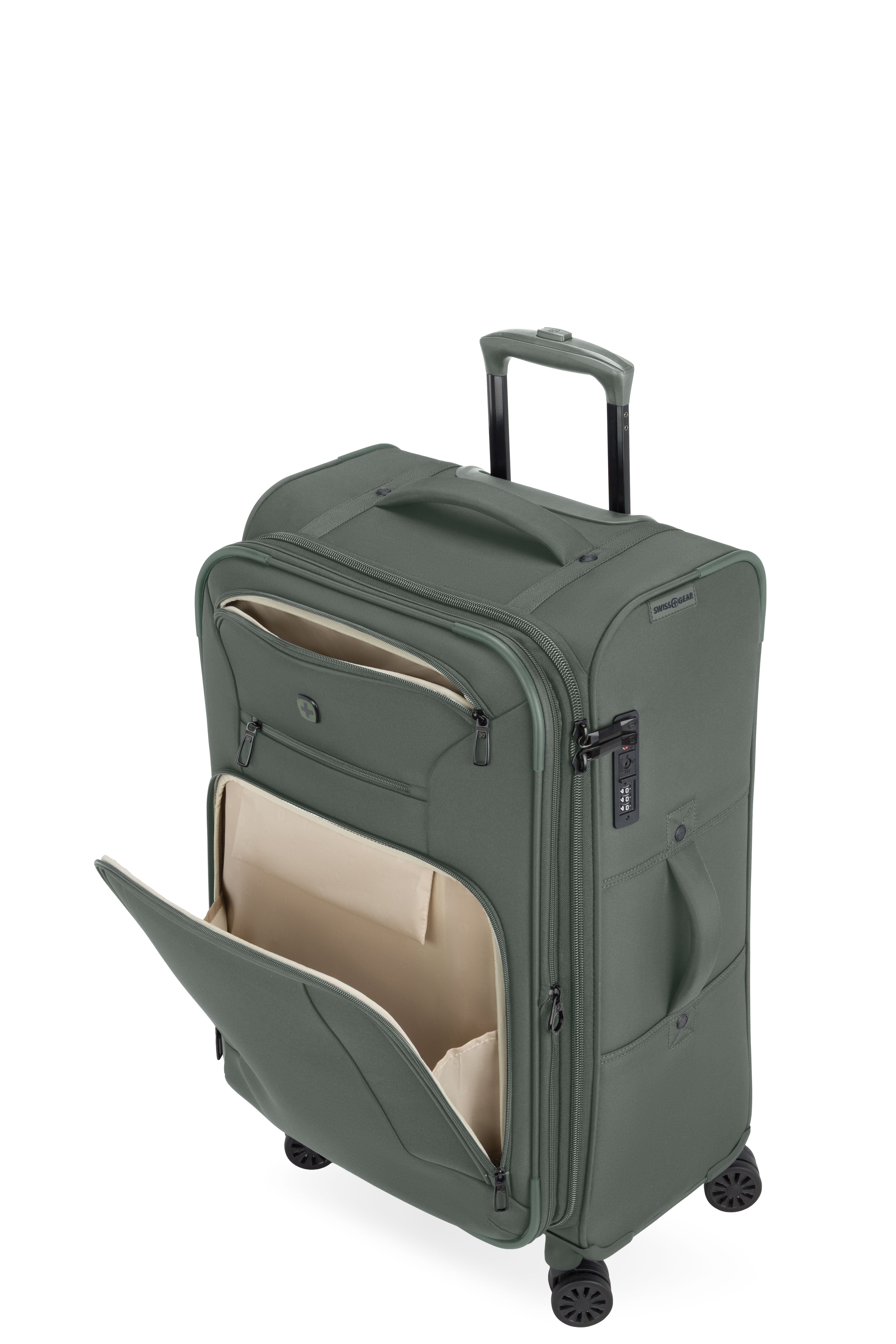 SWISSGEAR Sion Reserve Medium Checked Spinner - Evergreen - 06