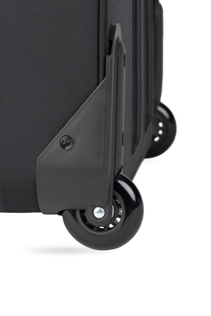 SWISSGEAR Zurich Garment Bag - Black Wide stance, smooth rolling inline wheels