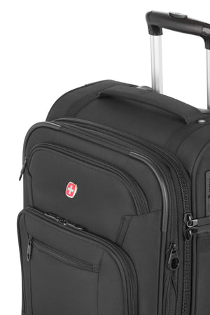 SWISSGEAR 7070 Expandable Carry-On Spinner - Black 