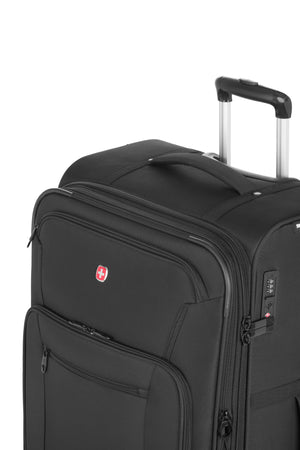 SWISSGEAR 7070 Large Expandable Spinner - Black 