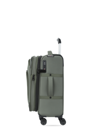 SWISSGEAR 7070 Expandable Carry-On Spinner - Green Expandable by 2” for additional packing space