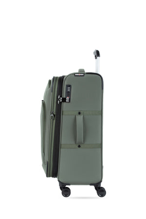 SWISSGEAR 7070 Medium Expandable Spinner - Green Padded reinforced side handles for easy lifting and carrying