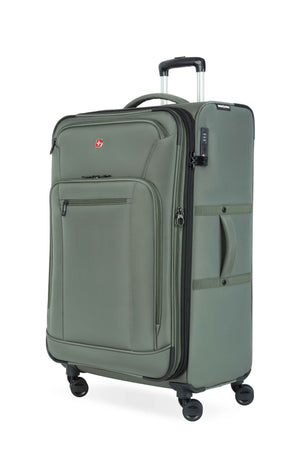 SWISSGEAR Zurich Large Checked Spinner in Green - Main Image