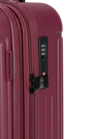 SWISSGEAR Summit Reserve Carry On Spinner in Pomegranate