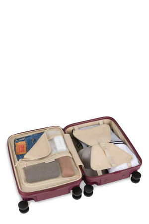 SWISSGEAR Summit Reserve Carry On Spinner in Pomegranate