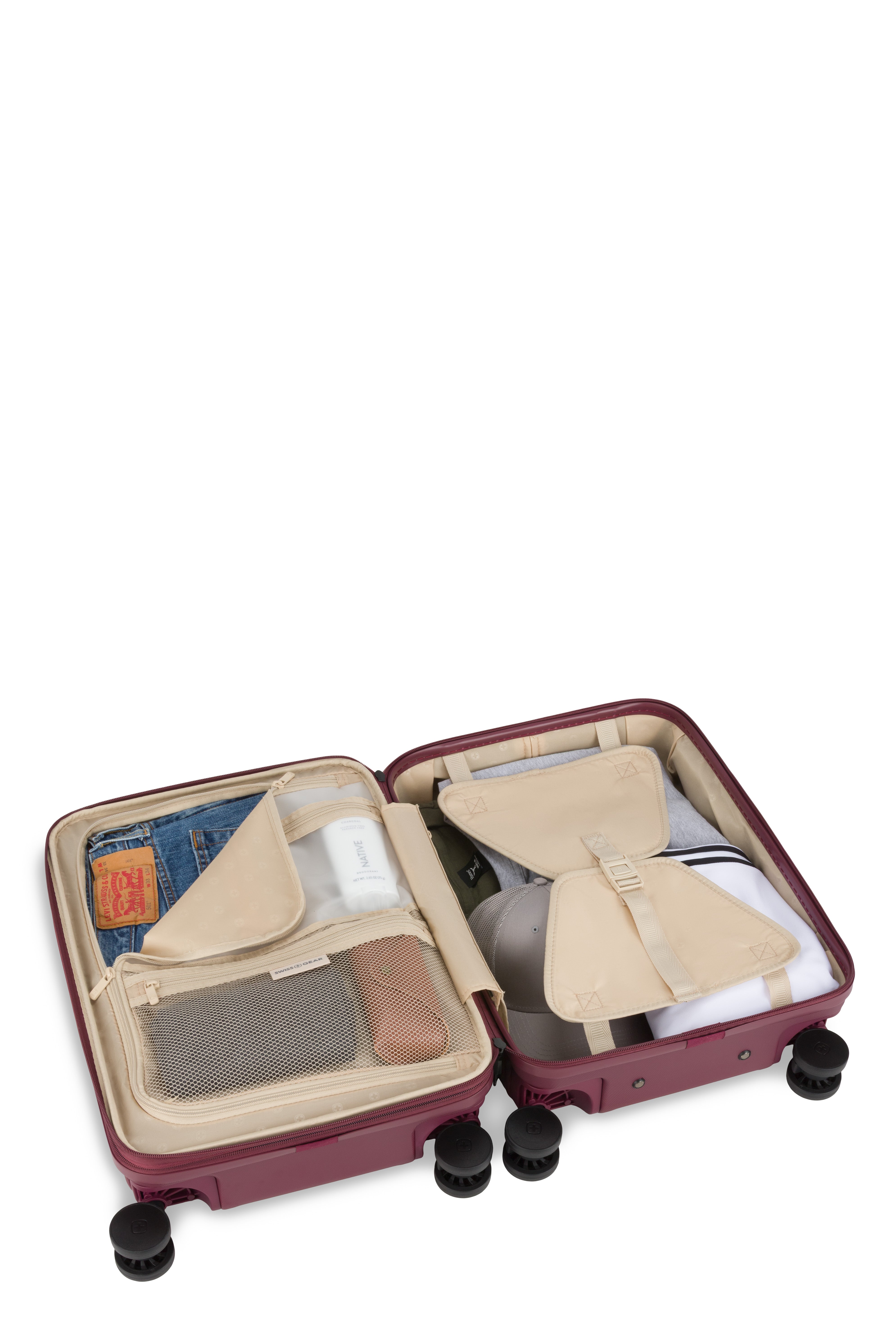 SWISSGEAR Summit Reserve Carry On Spinner - Pomegranate - 05